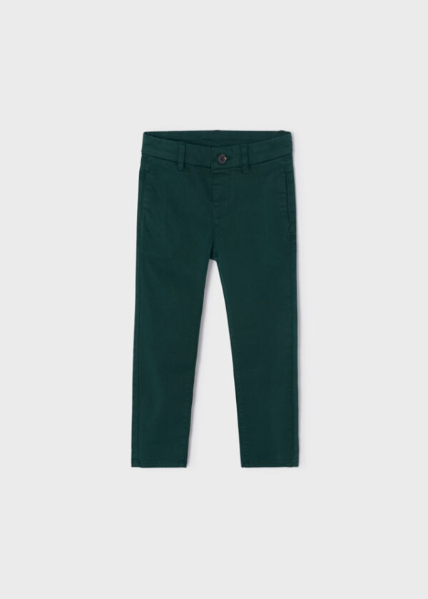 vitzileosstores υφασμάτινο παντελόνι slim fit πράσινο