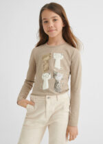 Vitzileos kids Μακρυμάνικη μπλούζα με σχέδιο μπεζ 07033