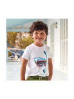 Vitzileos kids t-shirt λευκό 03070