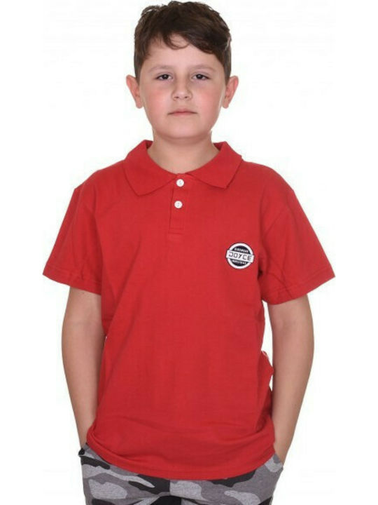 Vitzileos kids t-shirt polo κόκκινο 8303
