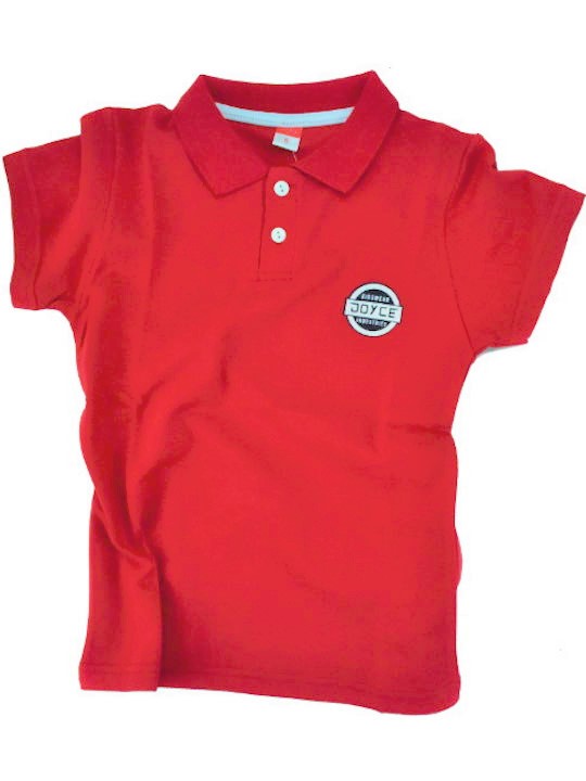 Vitzileos kids t-shirt polo κόκκινο 8303
