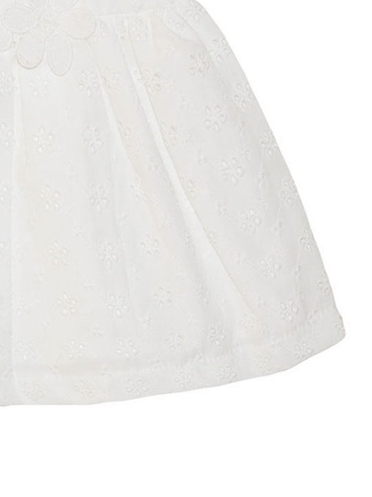 Vitzileos kids φόρεμα αμάνικο λευκό 14-220414-7