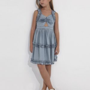 Vitzileos kids φόρεμα αμάνικο μπλε 23-06925-022