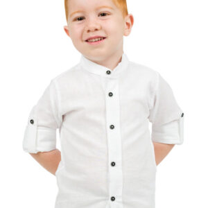 Vitzileos kids μακρυμάνικο πουκάμισο εκρού 12-223105-4