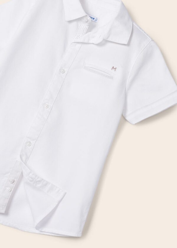 Vitzileos kids πουκάμισο κοντομάνικο λευκό 23-03159-083