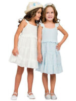 Vitzileos kids αμάνικο φόρεμα εκρού 45-222395-7