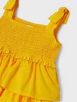 Vitzileos kids φόρεμα αμάνικο κίτρινο 22-03933-086