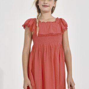 Vitzileos kids φόρεμα με βολάν φούξια 23-06924-083