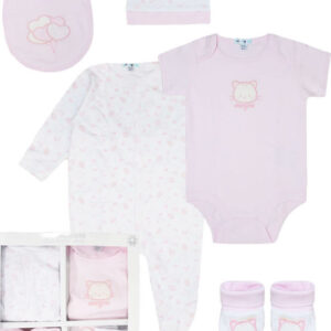 Vitzileos kids σετ ρούχων νεογέννητου ροζ 14-100929-0