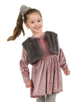 Vitzileos kids Σετ φόρεμα με γουνάκι 15-123301-7