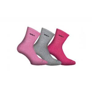 Κάλτσες 3 ζεύγη ψηλά ροζ 83-16053