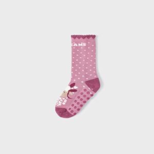 Αντιολισθητικές κάλτσες ροζ 10579