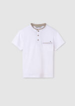 Vitzileos kids T-shirt polo λευκό 06108